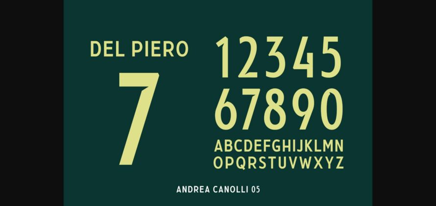 Andrea Canolli Font Poster 9