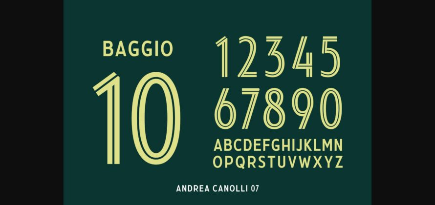 Andrea Canolli Font Poster 11