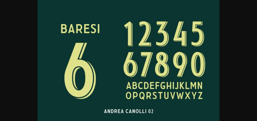 Andrea Canolli Font Poster 6