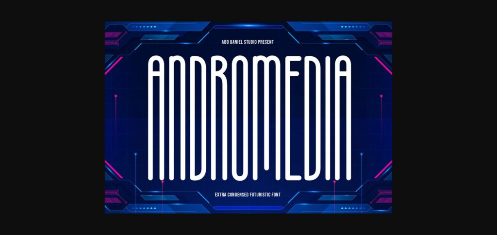 Andromedia Font Poster 3