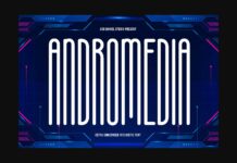 Andromedia Font Poster 1