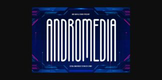 Andromedia Font Poster 1