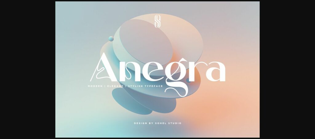 Anegra Font Poster 3