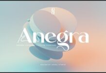 Anegra Font Poster 1