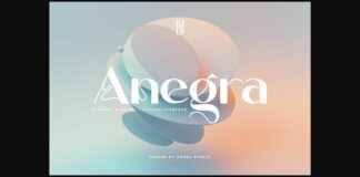 Anegra Font Poster 1