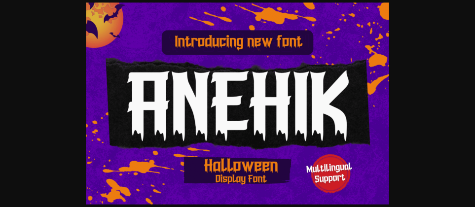 Anehik Font Poster 3