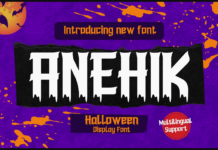 Anehik Font Poster 1