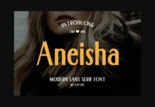 Aneisha Font Poster 1