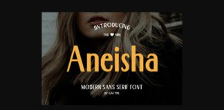 Aneisha Font Poster 1