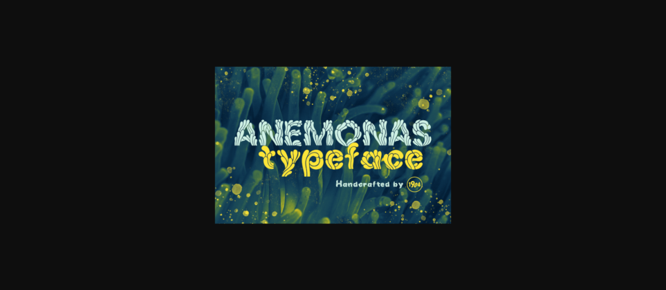 Anemonas Font Poster 3