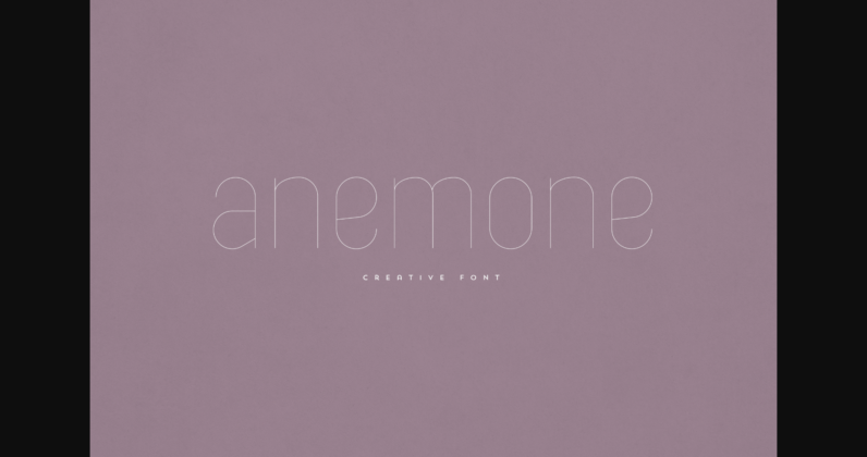 Anemone Font Poster 1