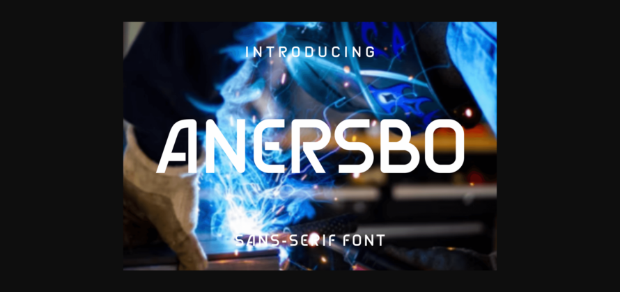 Anersbo Font Poster 3