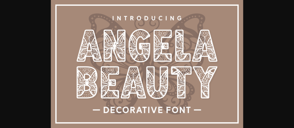 Angela Beauty Font Poster 3