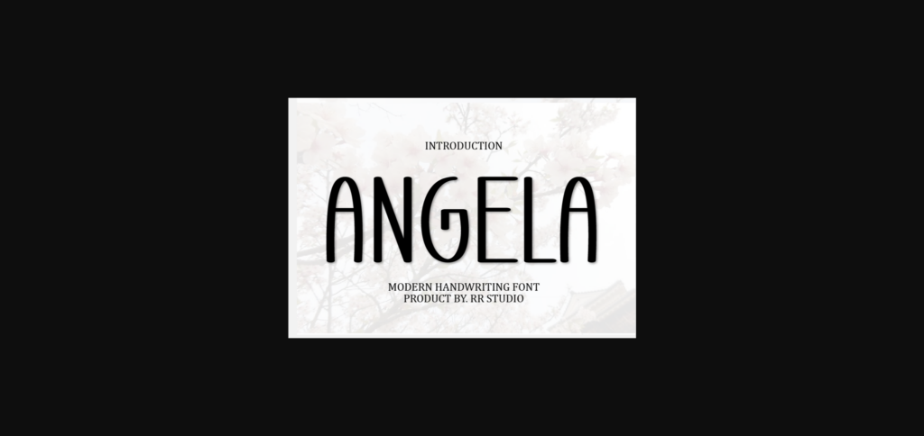 Angela Font Poster 3