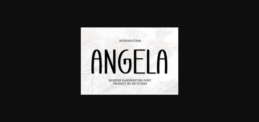 Angela Font Poster 3