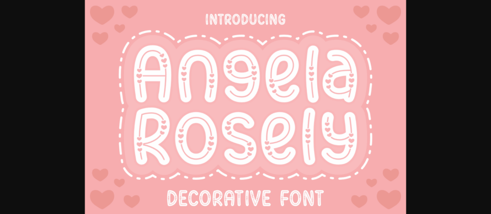 Angela Rosely Font Poster 3