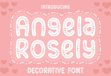 Angela Rosely Font Poster 1