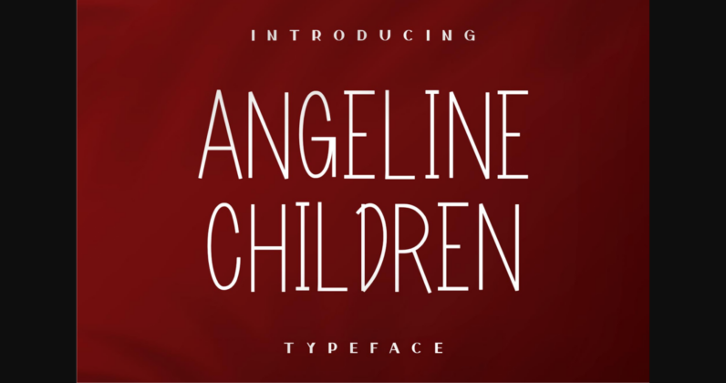 Angeline Children Font Poster 3