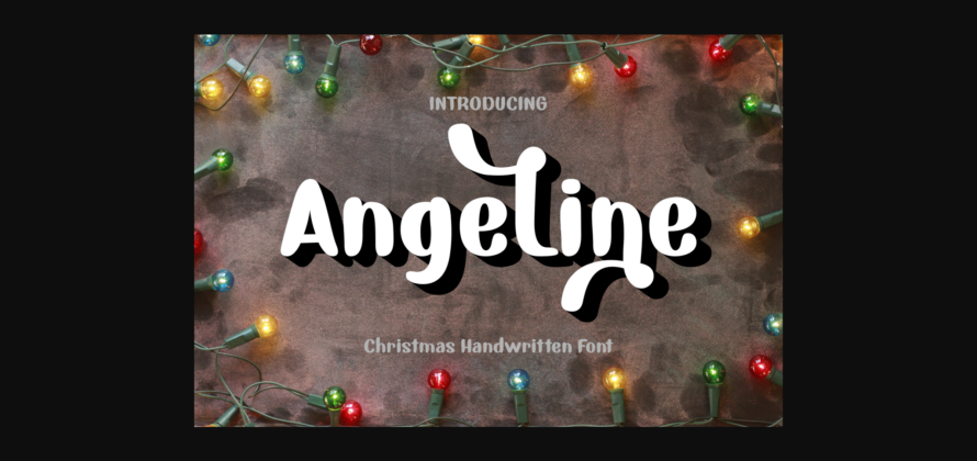 Angeline Font Poster 1