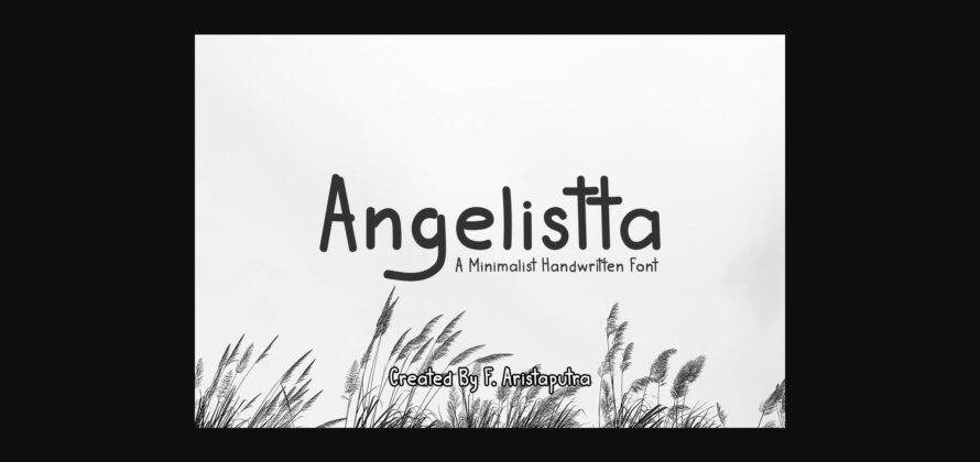 Angelistta Font Poster 3