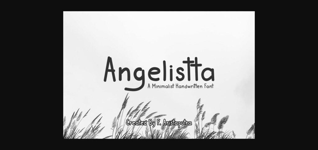 Angelistta Font Poster 1