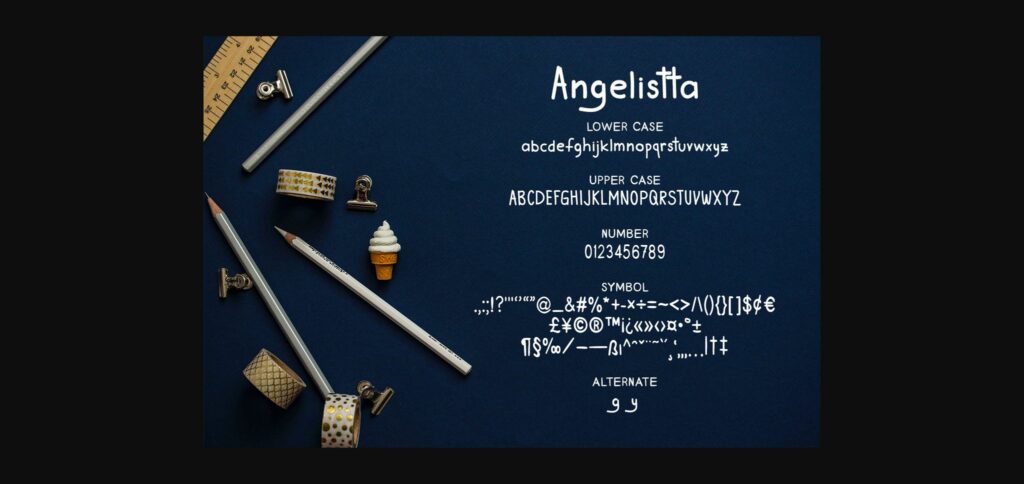 Angelistta Font Poster 7
