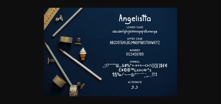 Angelistta Font Poster 7