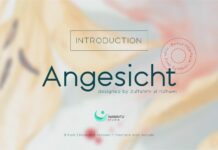 Angesicht Font Poster 1