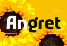 Angret Font Poster 1