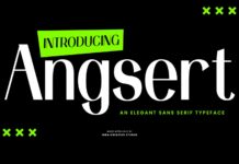 Angsert Font Poster 1