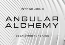 Angular Alchemy Font Poster 1