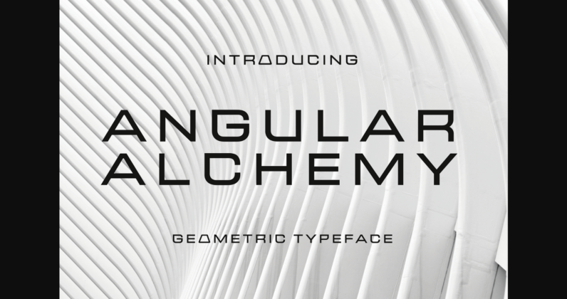 Angular Alchemy Font Poster 1