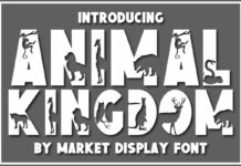 Animal Kingdom Font Poster 1