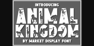 Animal Kingdom Font Poster 1