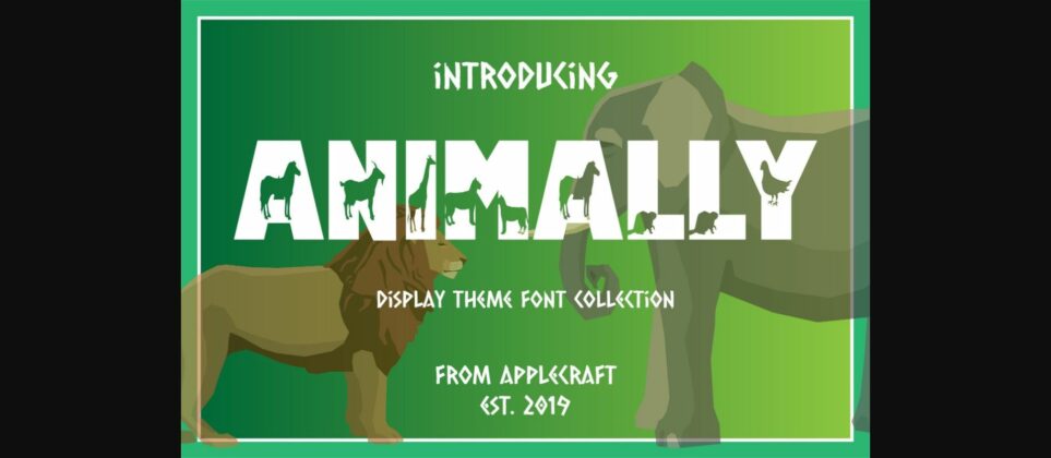 Animally Font Poster 3