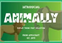 Animally Font Animally Font Poster 1