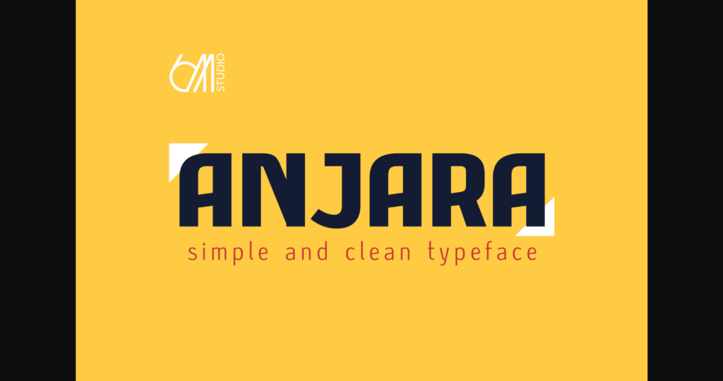 Anjara Font Poster 3