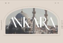 Ankara Font Poster 1