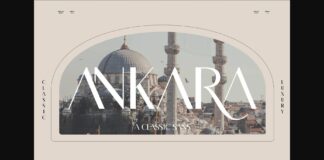 Ankara Font Poster 1