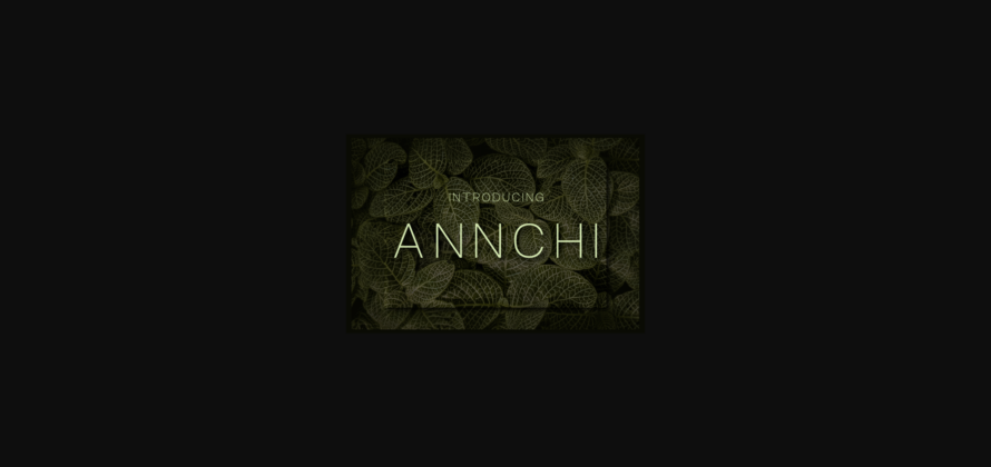 Annchi Font Poster 3