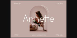 Annette Font Poster 1