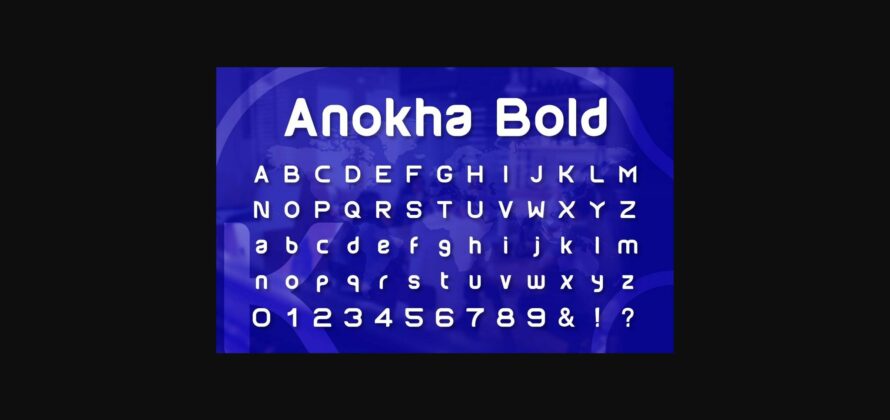 Anokha Font Poster 4