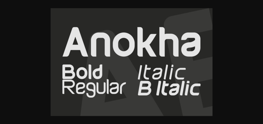 Anokha Font Poster 8