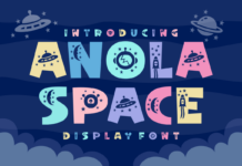 Anola Space Font Poster 1
