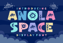 Anola Space Font Anola Space Font Poster 1