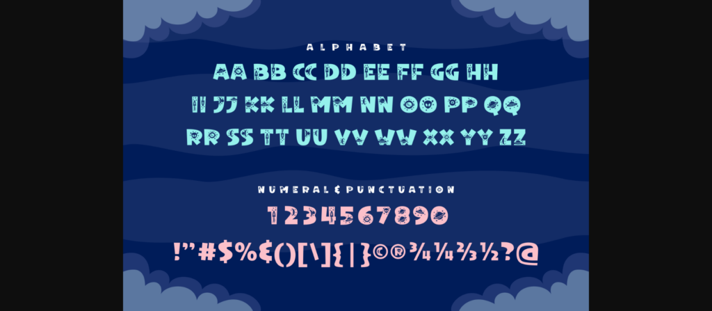 Anola Space Font Poster 6