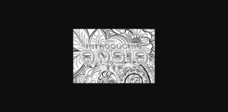Ansia Font Poster 1
