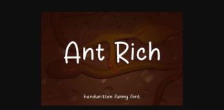 Ant Rich Font Poster 1