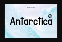 Antarctica Font Poster 1