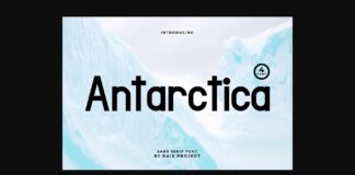 Antarctica Font Poster 1